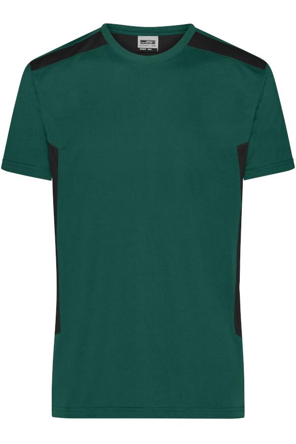 Produktansicht: Daiber Bio Arbeits T-Shirt mit Kontrasten bis 6XL