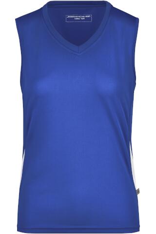 Produktansicht: Daiber ärmelloses Damen Lauf T Shirt mit V Ausschnitt