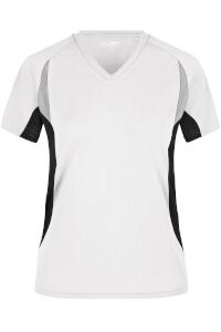 Produktfoto James & Nicholson Jogging T Shirt für Damen (V Ausschnitt)