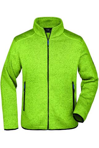 Produktansicht: Daiber Herren Strick Fleecejacke mit Kontrasten bis Größe 3XL