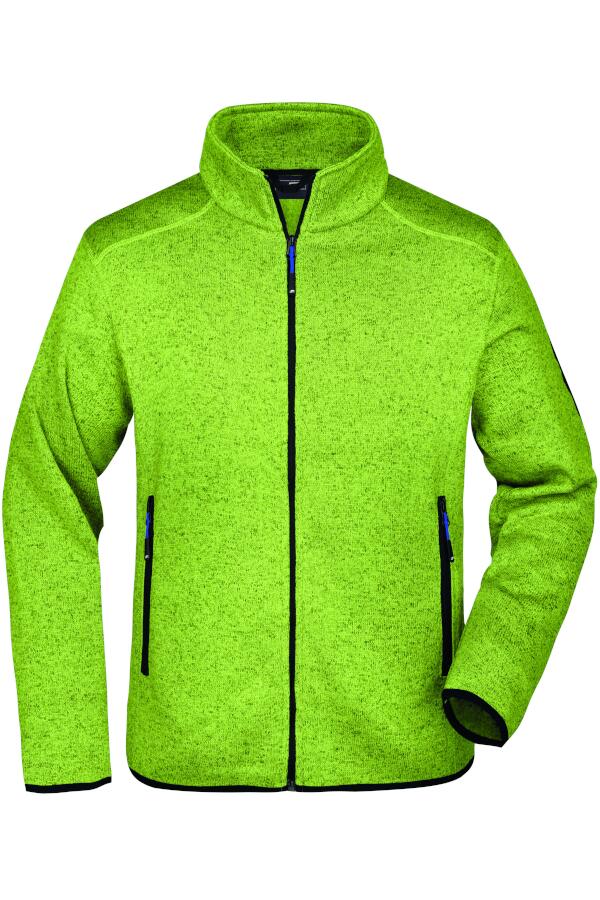 Produktansicht: Daiber Herren Strick Fleecejacke mit Kontrasten bis Größe 3XL