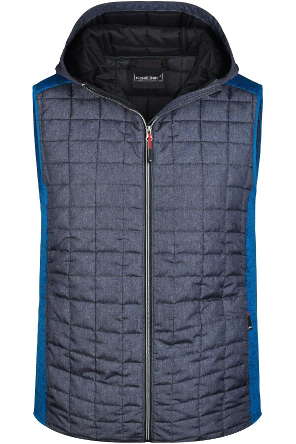 Produktansicht: Daiber Herren Hybrid-Bodywarmer mit Kapuze Produktansicht: Daiber Herren Hybrid-Bodywarmer mit Kapuze