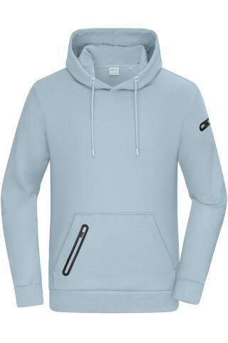 Produktansicht: Daiber Herren Interlock Bio-Hoodie mit Reißverschlusstaschen Produktansicht: Daiber Herren Interlock Bio-Hoodie mit Reißverschlusstaschen