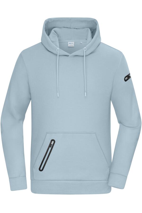 Produktansicht: Daiber Herren Interlock Bio-Hoodie mit Reißverschlusstaschen Produktansicht: Daiber Herren Interlock Bio-Hoodie mit Reißverschlusstaschen