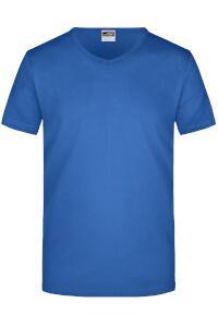 Produktfoto James & Nicholson Slim-Fit T-Shirt mit V-Ausschnitt