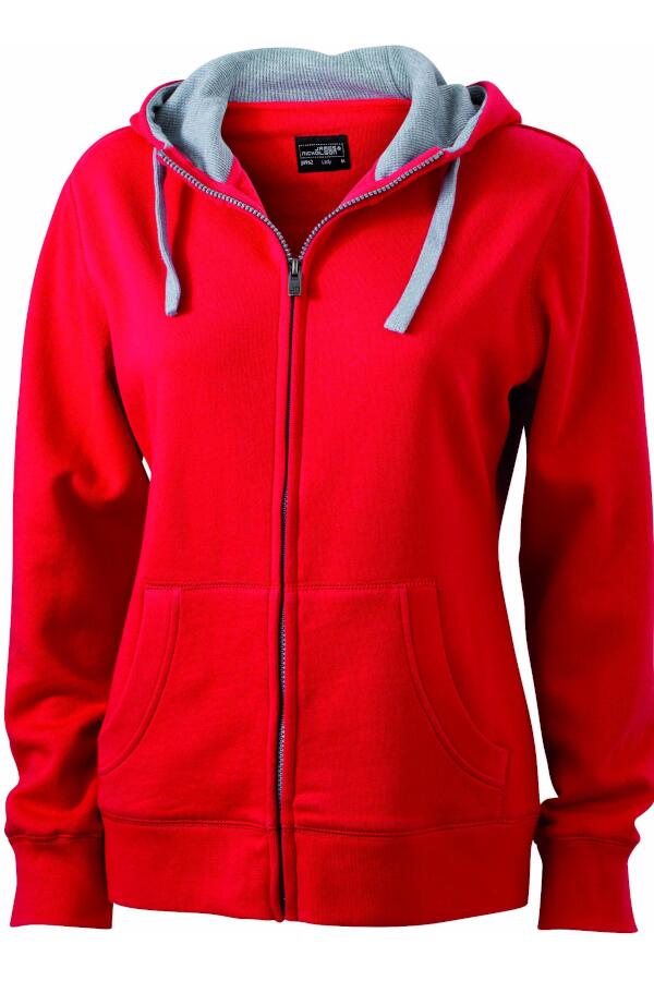 Produktansicht: Daiber Lifestyle Damen Sweatjacke mit Kapuze Produktansicht: Daiber Lifestyle Damen Sweatjacke mit Kapuze