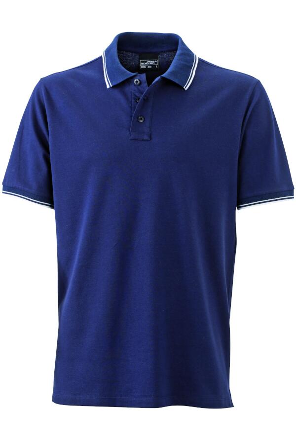 Produktansicht: Daiber Herren Poloshirt mit Kontraststreifen bis 3XL Produktansicht: Daiber Herren Poloshirt mit Kontraststreifen bis 3XL
