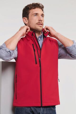 Produktansicht: Russell atmungsaktiver Softshell Bodywarmer für Herren Produktansicht: Russell atmungsaktiver Softshell Bodywarmer für Herren