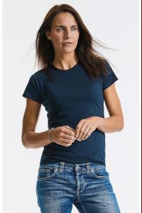 Produktfoto Russell HD längeres Damen T-Shirt (figurbetont, weich)