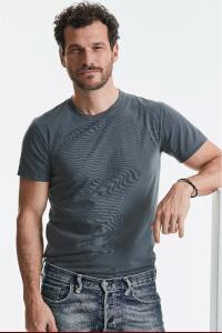 Produktfoto Russell HD längeres Herren T-Shirt (figurbetont, weich)