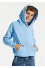 Produktfoto . Russell einfarbiger Kinder Kapuzenpulli Produktfoto Russell einfarbiger Kinder Kapuzenpulli