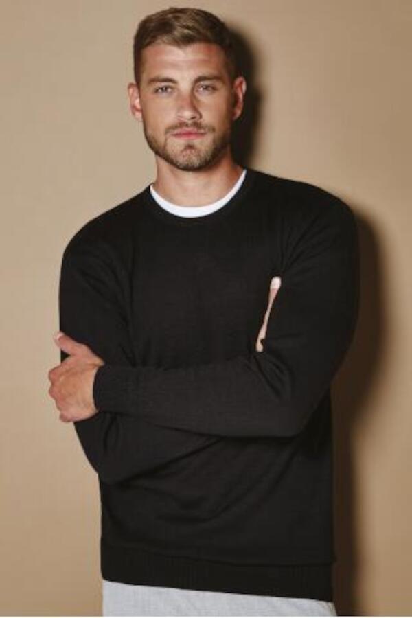 Produktansicht: Kustom Kit Herren Sweat-Strickpullover
