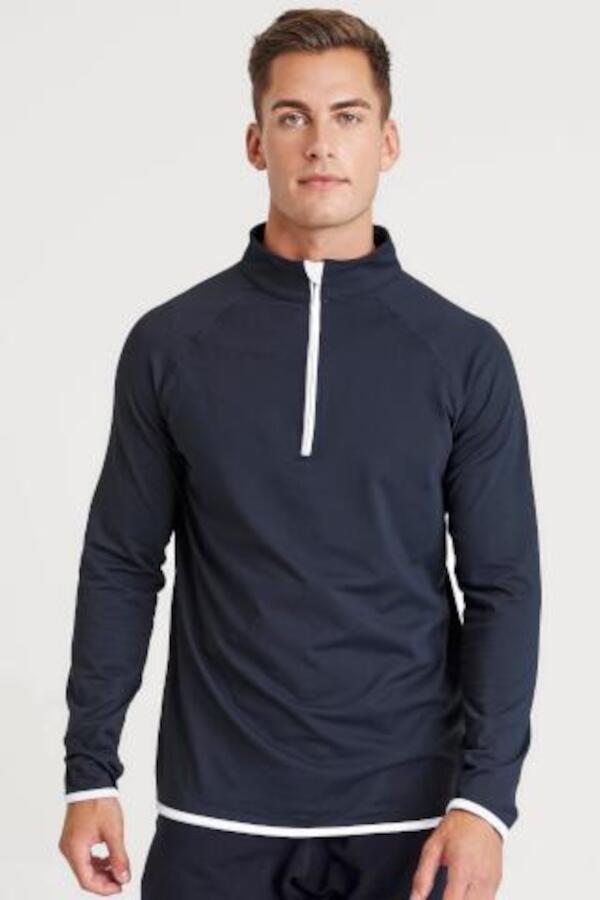 Produktansicht: Just Cool Herren Funktions Sportpulli mit Reißverschluss und UV-Schutz Produktansicht: Just Cool Herren Funktions Sportpulli mit Reißverschluss und UV-Schutz
