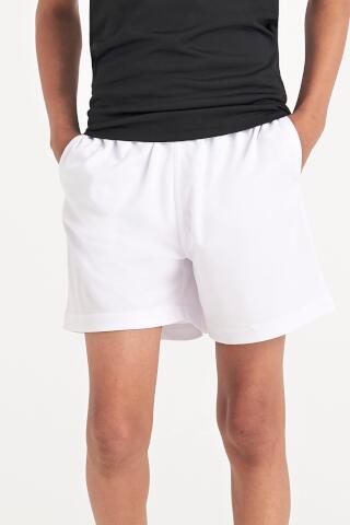 Produktansicht: Just Cool kurze einfarbige Kinder Sporthose mit UV-Schutz Produktansicht: Just Cool kurze einfarbige Kinder Sporthose mit UV-Schutz
