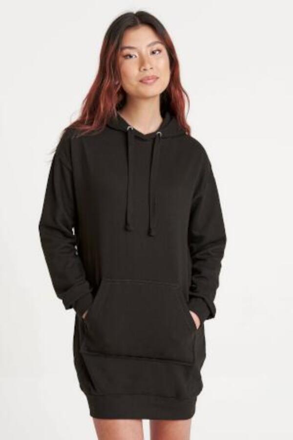 Produktansicht: Just Hoods Sweatshirt-Kleid mit Kapuze