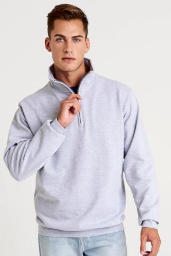 Produktansicht: Just Hoods Sophomore Herren Sweatpullover mit Reißverschluss Produktansicht: Just Hoods Sophomore Herren Sweatpullover mit Reißverschluss