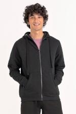 Produktfoto JC Herren Kapuzen Sweatjacke aus dickem Sweatstoff