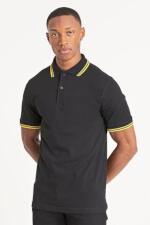 Produktfoto Just Polos Herren Stretch Poloshirt mit Kontrasträndern