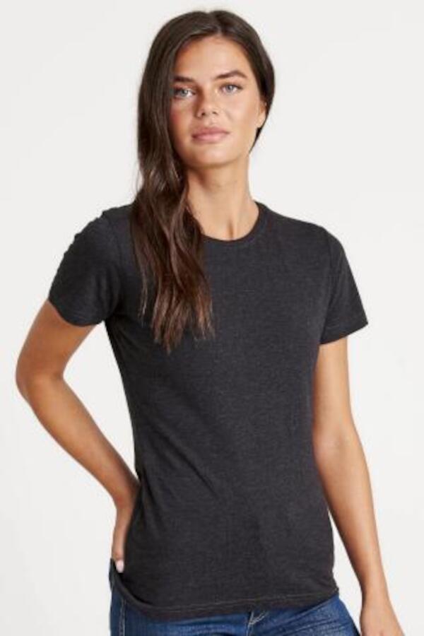 Produktansicht: Just Ts Damen Triblend Kurzarm T-Shirt Produktansicht: Just Ts Damen Triblend Kurzarm T-Shirt