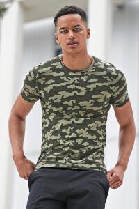 Produktfoto Just Cool Herren T-Shirt mit Camouflage Print