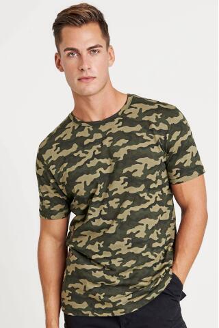 Produktansicht: Just Cool Herren T-Shirt mit Camouflage Print