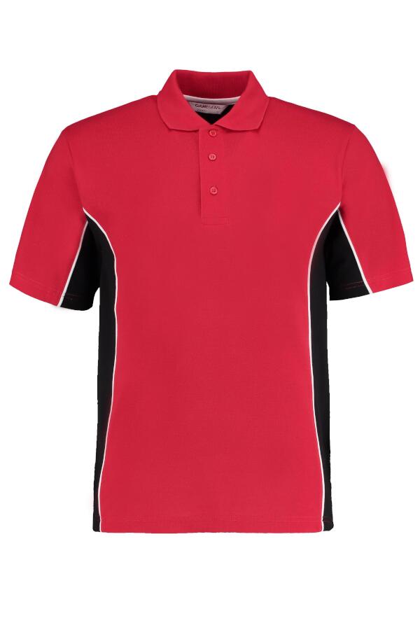 Produktansicht: Gamegear Track Herren Poloshirt mit seitlichen Kontrasten Produktansicht: Gamegear Track Herren Poloshirt mit seitlichen Kontrasten