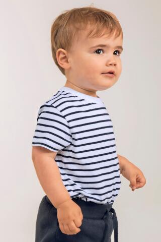 Produktansicht: Larkwood gestreiftes Baby Matrosen T-Shirt bis 4 Jahre