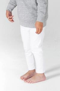 Produktfoto Larkwood lange weiße Baby Sweathosen aus Baumwolle mit Elasthan