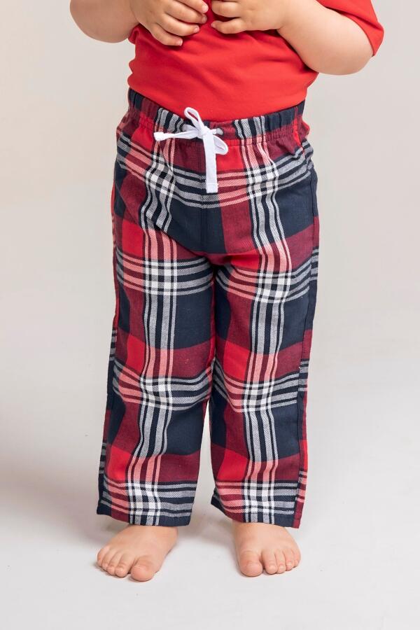 Produktansicht: Larkwood karierte lange Babyhose
