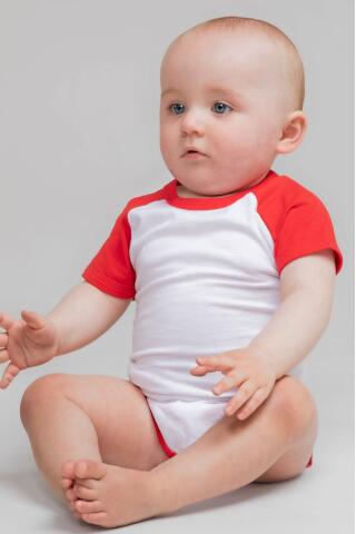 Produktansicht: Larkwood Baby Baseball-Body