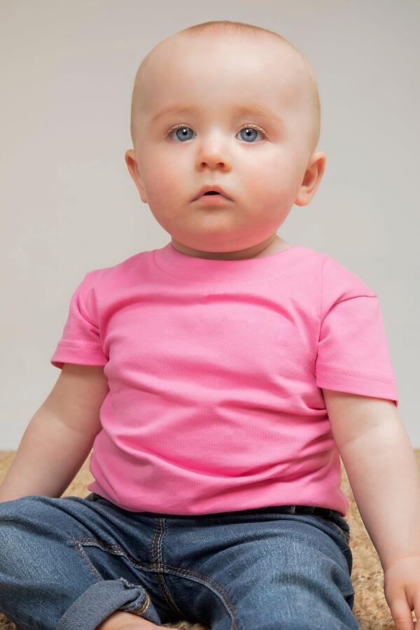 Produktansicht: Larkwood Baby Kurzarm T-Shirt aus Bio-Baumwolle Produktansicht: Larkwood Baby Kurzarm T-Shirt aus Bio-Baumwolle