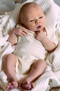 Produktfoto Link Baby Kurzarm Body aus Bio-Baumwolle