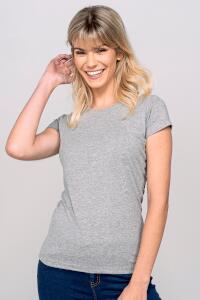 Produktfoto JHK Premium eng anliegendes Damen T-Shirt aus Baumwolle