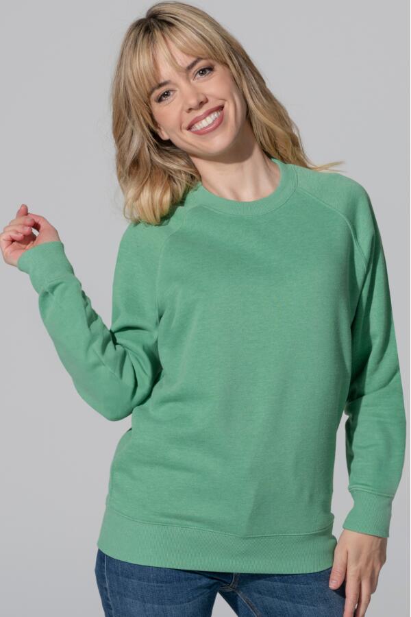 Produktansicht: JHK Unisex Sweatshirt mit Raglanärmeln Produktansicht: JHK Unisex Sweatshirt mit Raglanärmeln