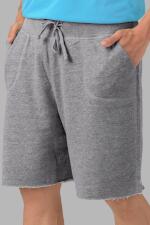 Produktfoto JHK Herren Sweatshorts mit ausgefranstem Bund