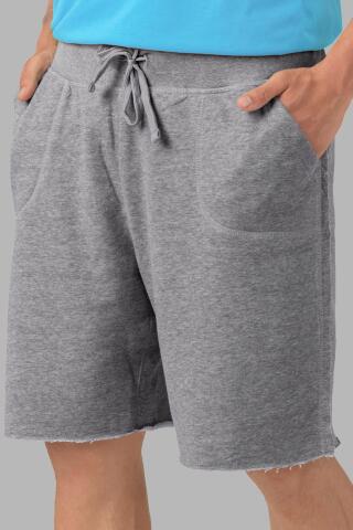 Produktansicht: JHK Herren Sweatshorts mit ausgefranstem Bund