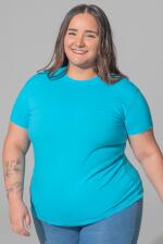 Produktfoto JHK Curves Damen Kurzarm T Shirt in großen Größen bis 4XL