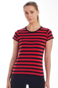 Produktfoto Mantis Damen T-Shirt mit Streifen