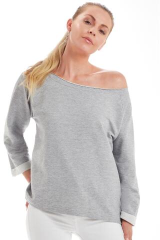 Produktansicht: Mantis Bio-Sweatshirt mit schulterfreiem Ausschnitt
