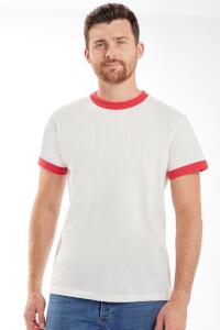 Produktfoto Mantis Retro Herren Ringer T-Shirt aus Bio Baumwolle