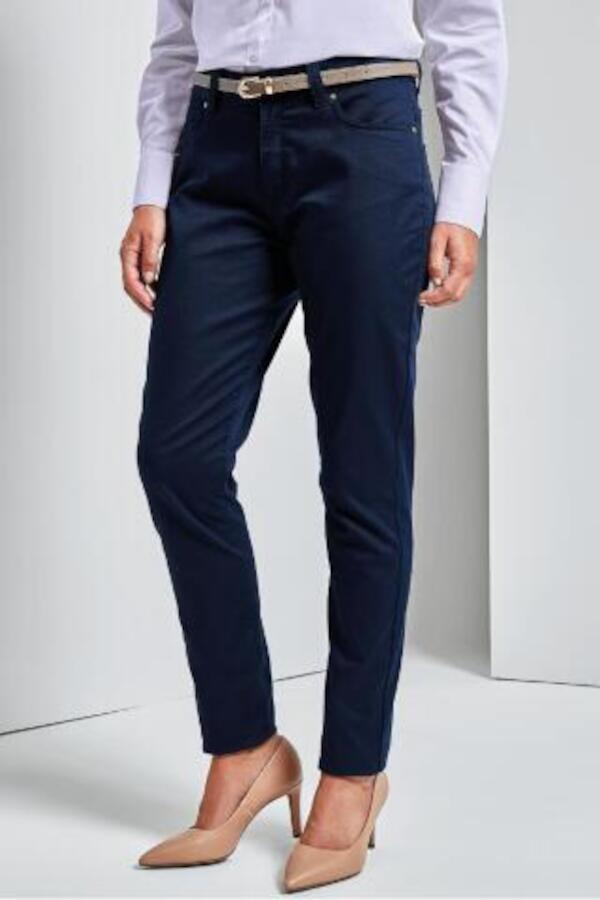 Produktansicht: PW strapazierfähige Damen Chino-Hose Produktansicht: PW strapazierfähige Damen Chino-Hose