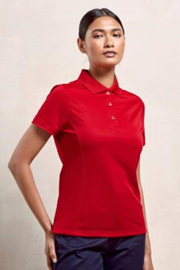 Produktansicht: Premier Workwear extra langes Damen Poloshirt Produktansicht: Premier Workwear extra langes Damen Poloshirt