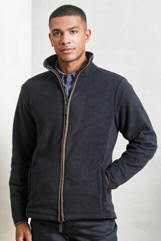 Produktansicht: Premier Herren Fleecejacke mit Kontrasten