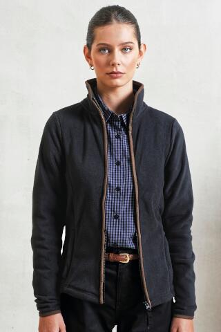 Produktansicht: Premier Damen Fleecejacke mit Kontrasten
