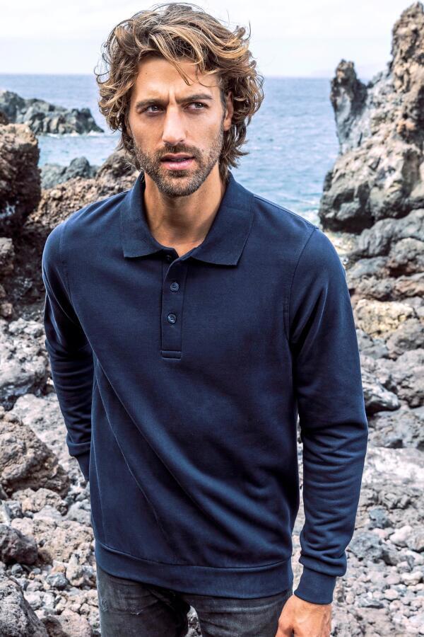 Produktansicht: Promodoro Herren Polo Sweater mit Kragen und Knöpfen bis 3XL Produktansicht: Promodoro Herren Polo Sweater mit Kragen und Knöpfen bis 3XL