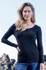 Produktfoto . Promodoro Damen Stretch T-Shirt mit langen Ärmeln Produktfoto Promodoro Damen Stretch T-Shirt mit langen Ärmeln