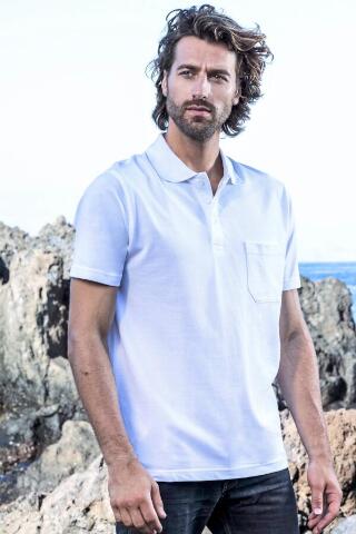 Produktansicht: Promodoro Herren Poloshirt aus Baumwolle mit Brusttasche bis 5XL