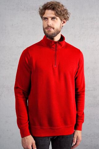 Produktansicht: Promodoro Unisex Troyer Sweatshirt mit Seitentaschen
