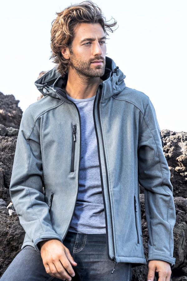 Produktansicht: Promodoro wasserdichte Herren Softshelljacke bis 5XL Produktansicht: Promodoro wasserdichte Herren Softshelljacke bis 5XL