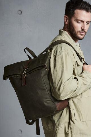 Produktansicht: Quadra Laptop Rucksack aus Canvas-Baumwolle Produktansicht: Quadra Laptop Rucksack aus Canvas-Baumwolle